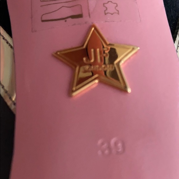 JF London Peep Toe Leather and Suede Bootie - Picture 7 of 7